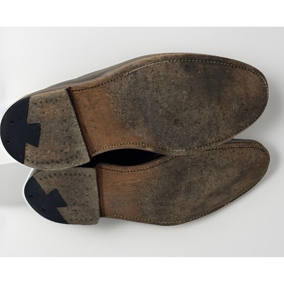 Alden Men’s Longwing Blucher Brogues in Brown Leather, Size 9 B/D (Model 97894) - Picture 6 of 8